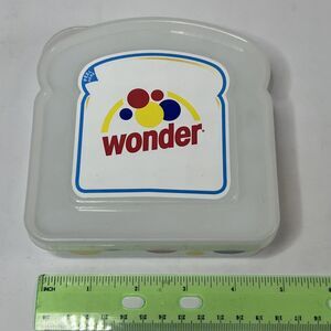 Wonder Bread Sandwich Keeper, Lunch Box, Snack, Plastic Container with Lid